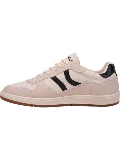 TENIS URBANO CLASICO FRANJAS BEIGE NEXT CO - Imagen 5