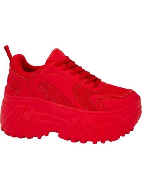 TENIS CHUNKY ROJO BELINDA PEREGRIN - Imagen 2