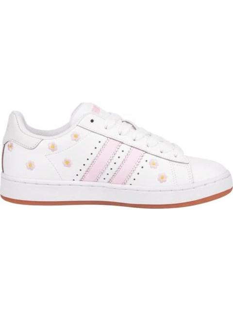 TENIS URBANO FLORES SKATE COLEGIAL BLANCO URBAN SHOES
