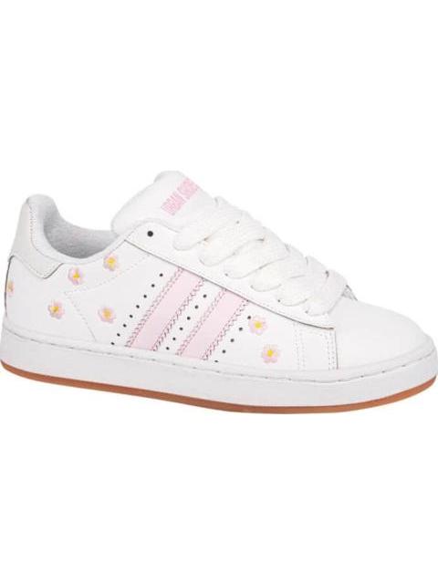 TENIS URBANO FLORES SKATE COLEGIAL BLANCO URBAN SHOES - Imagen 2