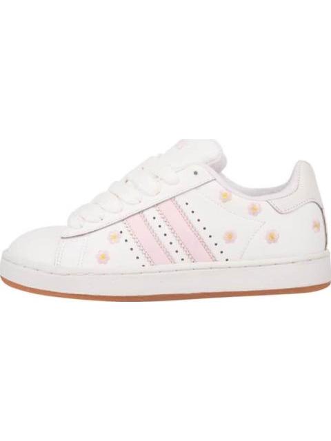 TENIS URBANO FLORES SKATE COLEGIAL BLANCO URBAN SHOES - Imagen 5