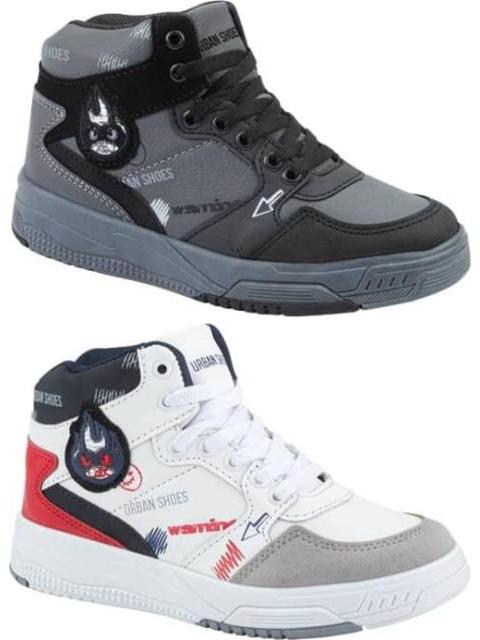 TENIS URBANO KIT BOTA PARCHE BLANCO URBAN SHOES - Imagen 2