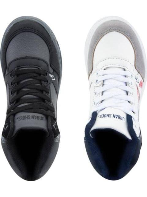 TENIS URBANO KIT BOTA PARCHE BLANCO URBAN SHOES - Imagen 3