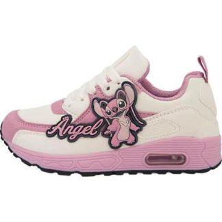 TENIS URBANO PARCHE ANGEL LUCES LILA DISNEY