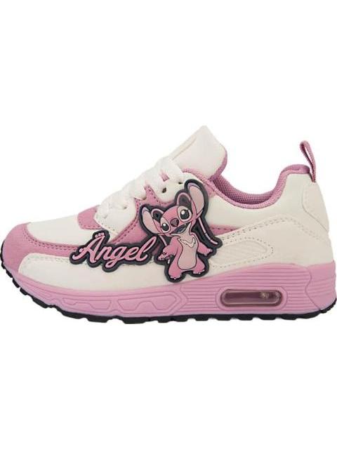 TENIS URBANO PARCHE ANGEL LUCES LILA DISNEY
