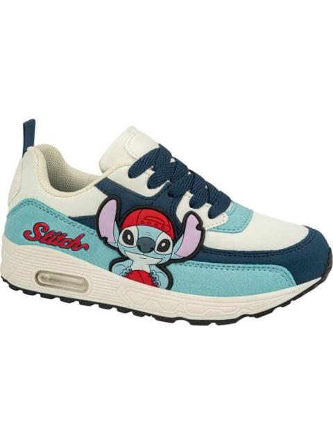 TENIS URBANO PARCHE STICH LUCES AZUL MARINO DISNEY - Imagen 2