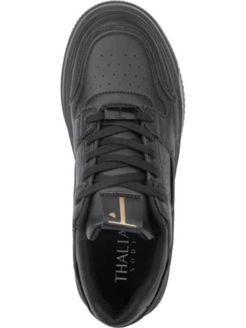 TENIS URBANO PLATAFORMA MODA NEGRO THALIA SODI - Imagen 3