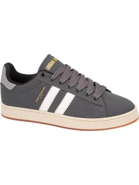 TENIS URBANO SKATE COLEGIAL GRIS HUMO URBAN SHOES - Imagen 2