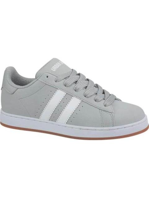 TENIS URBANO SKATE COLEGIAL GRIS URBAN SHOES - Imagen 2
