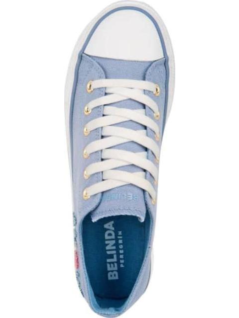 TENIS VULCANIZADO AZUL BELINDA PEREGRIN - Imagen 3