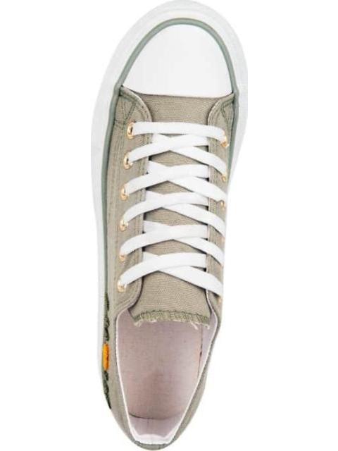 TENIS VULCANIZADO VERDE OLIVO BELINDA PEREGRIN - Imagen 3