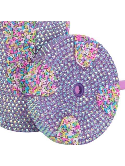 TERMO DIAMANTE CON POPOTE 500ML MULTICOLOR HELLODREAM - Imagen 3