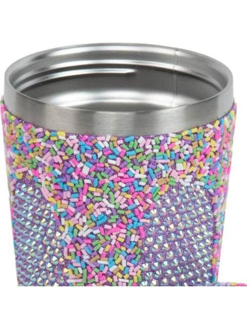 TERMO DIAMANTE CON POPOTE 500ML MULTICOLOR HELLODREAM - Imagen 4