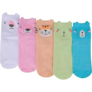 TINES ANIMALITOS SET DE 5 PARES UNITALLA MULTICOLOR HELLODREAM