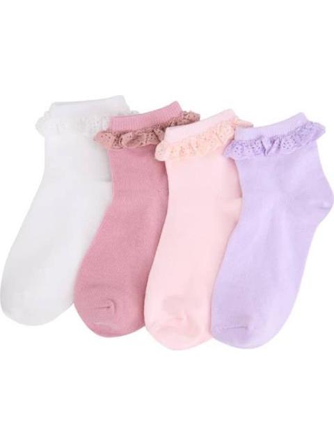 TINES CON OLANES SET DE 4 PARES UNITALLA MULTICOLOR HELLODREAM