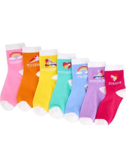 TINES ESTAMPADOS SEMANARIO SET DE 7 PARES UNITALLA MULTICOLOR HELLODREAM