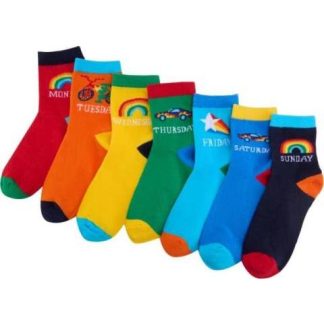 TINES ESTAMPADOS SEMANARIO SET DE 7 PARES UNITALLA MULTICOLOR HELLODREAM