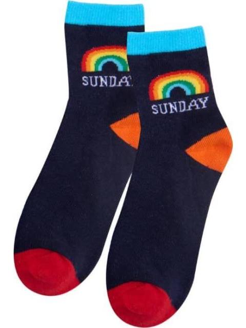 TINES ESTAMPADOS SEMANARIO SET DE 7 PARES UNITALLA MULTICOLOR HELLODREAM - Imagen 4