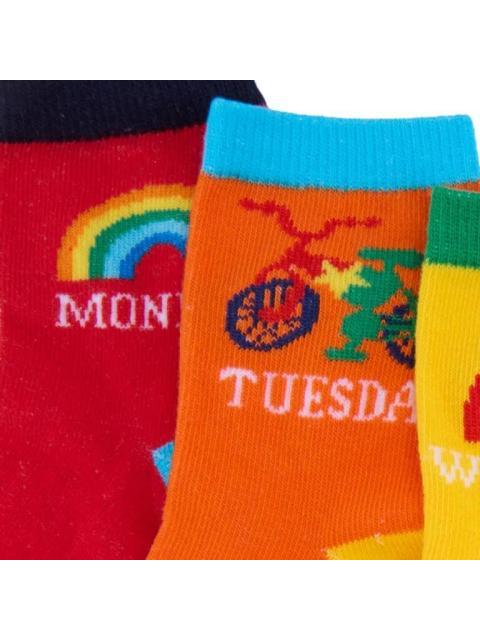 TINES ESTAMPADOS SEMANARIO SET DE 7 PARES UNITALLA MULTICOLOR HELLODREAM - Imagen 6