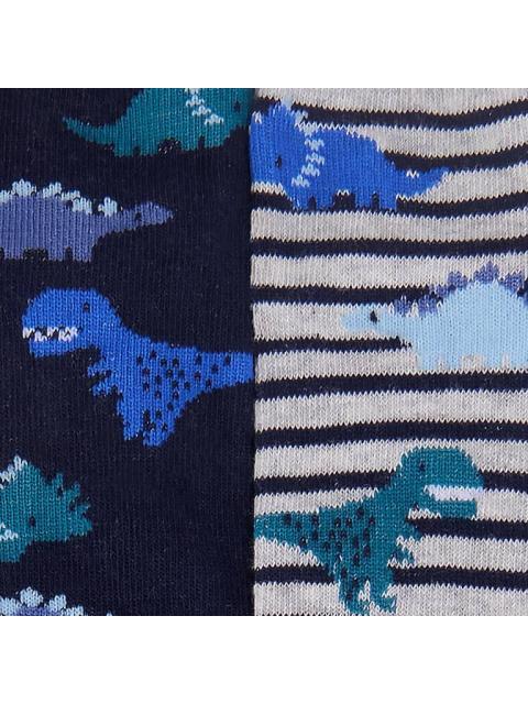 TINES ESTAMPADOS SET DE 7 PARES UNITALLA AZUL HELLODREAM - Imagen 4