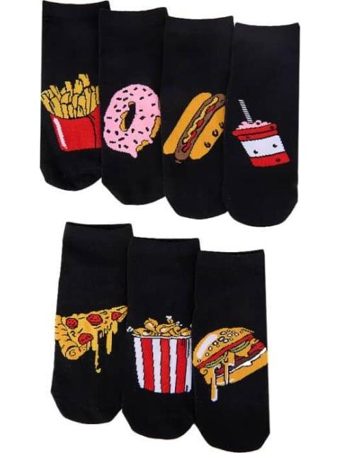 TINES ESTAMPADOS SET DE 7 PARES UNITALLA JUNIOR NEGRO PROKENNEX - Imagen 3