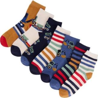 TINES ESTAMPADOS SET DE 7 PARES UNITALLA MULTICOLOR HELLODREAM