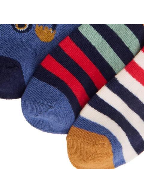 TINES ESTAMPADOS SET DE 7 PARES UNITALLA MULTICOLOR HELLODREAM - Imagen 2