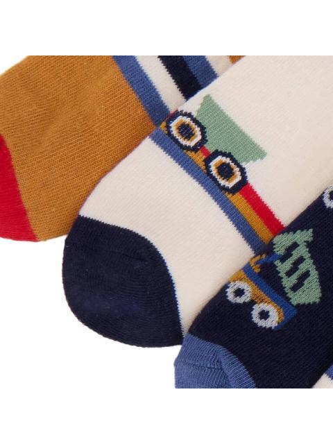 TINES ESTAMPADOS SET DE 7 PARES UNITALLA MULTICOLOR HELLODREAM - Imagen 3