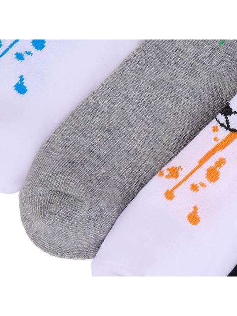 TINES ESTAMPADOS SET DE 7 PARES UNITALLA MULTICOLOR HELLODREAM - Imagen 3