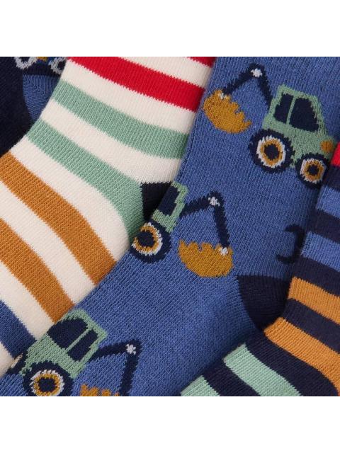 TINES ESTAMPADOS SET DE 7 PARES UNITALLA MULTICOLOR HELLODREAM - Imagen 5