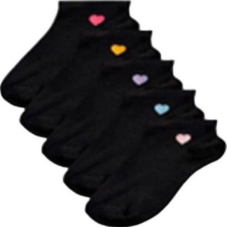 TINES SET 5 PARES BORDADOS NEGRO LOVE TO LOUNGE