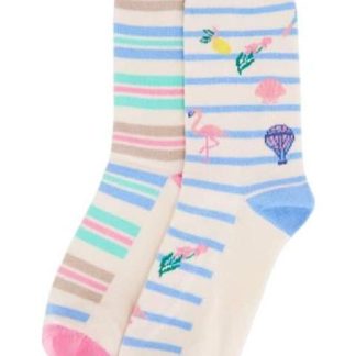 TINES SET DE 2 PARES UNITALLA MULTICOLOR LOVE TO LOUNGE