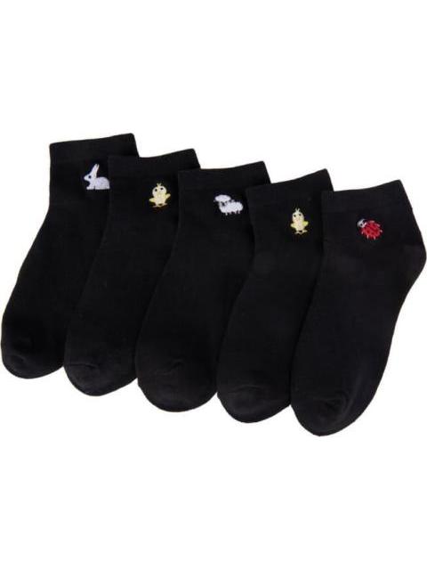 TINES SET DE 5 PARES UNITALLA NEGRO LOVE TO LOUNGE