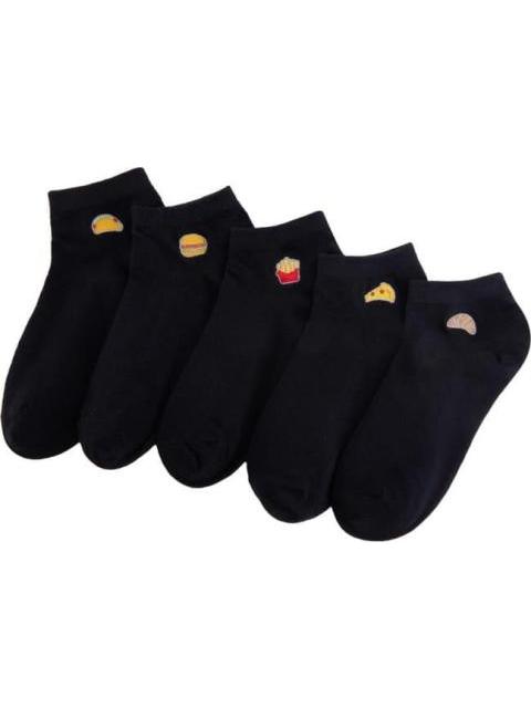 TINES SET DE 5 PARES UNITALLA NEGRO LOVE TO LOUNGE