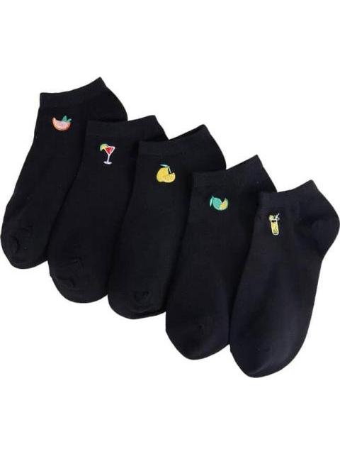 TINES SET DE 5 PARES UNITALLA NEGRO LOVE TO LOUNGE