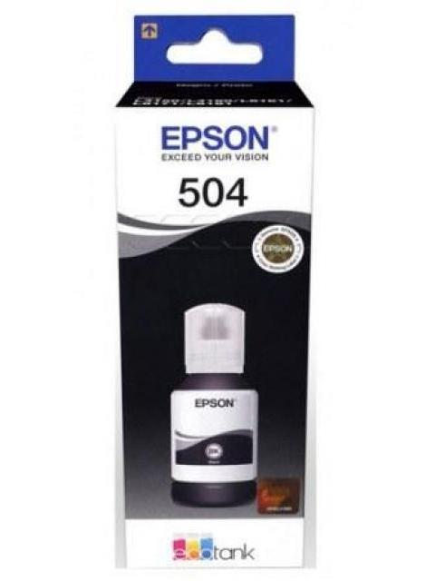TANQUE DE TINTA EPSON T504 NEGRO 127ML - Imagen 2