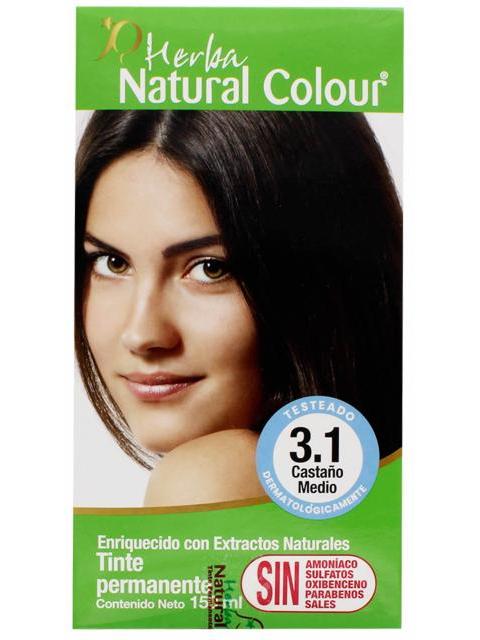 TINTE CASTAÑO MEDIO 150 ML NATURAL COLOUR