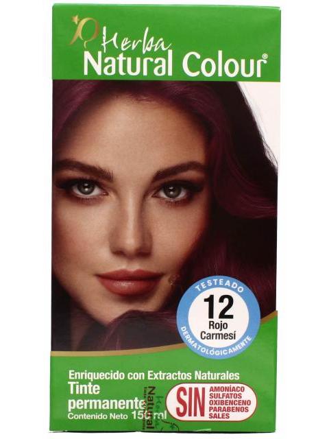 TINTE ROJO CARMESI 150 ML NATURAL COLOUR