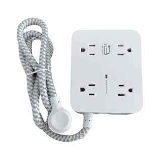 TIRA MULTICONTACTO HN8U5WC2 8 TOMAS DE CORRIENTE ESPACIADAS. 2 USB A 2 USB C