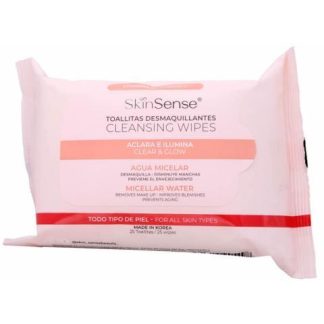 TOALLITAS DESMAQUILLANTES VITAMINA C 25 PZAS SKIN SENSE