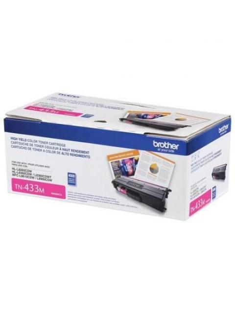 TONER BROTHER TN-433M ALTO RENDIMIENTO MAGENTA 4000 PAGINAS - Imagen 6