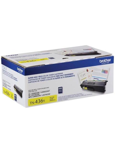 TONER BROTHER TN436 SUPER ALTO RENDIMIENTO AMARILLO 6.500 PAGINAS - Imagen 6