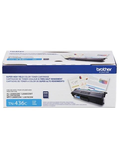 TONER BROTHER TN436 SUPER ALTO RENDIMIENTO CIAN 6.500 PAGINAS - Imagen 2