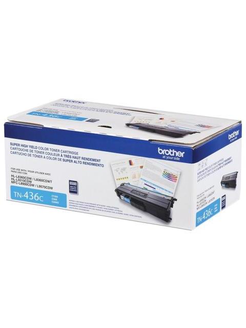 TONER BROTHER TN436 SUPER ALTO RENDIMIENTO CIAN 6.500 PAGINAS - Imagen 3