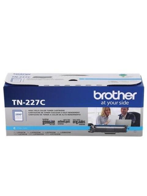 TONER BROTHER TN-227C ALTO RENDIMIENTO CIAN 2300 PAGINAS - Imagen 5