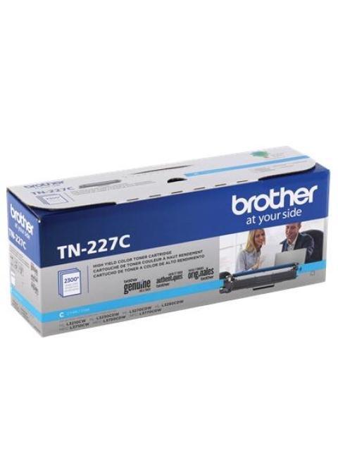 TONER BROTHER TN-227C ALTO RENDIMIENTO CIAN 2300 PAGINAS - Imagen 7