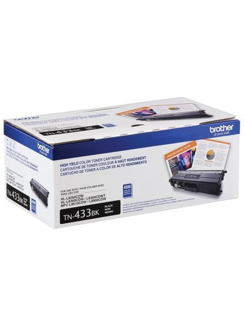 TONER BROTHER TN433 ALTO RENDIMIENTO NEGRO 4.500 PAGINAS - Imagen 2