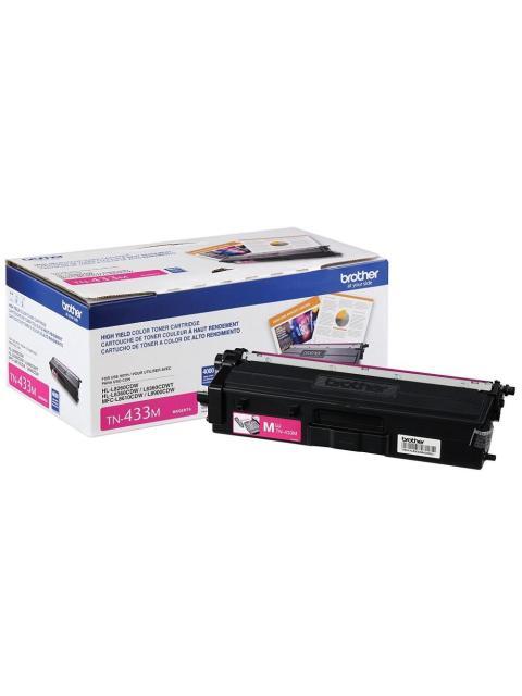 TONER BROTHER TN-433M ALTO RENDIMIENTO MAGENTA 4000 PAGINAS