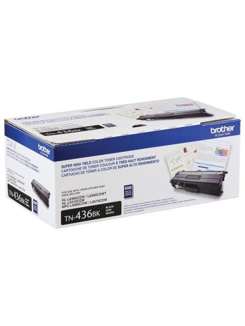 TONER BROTHER TN436BK SUPER ALTO RENDIMIENTO NEGRO 6.500 PAGINAS - Imagen 2