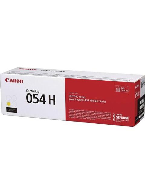TONER CANON CARTRIDGE 054H 2300 PAGINAS COLOR AMARILLO VC - Imagen 2